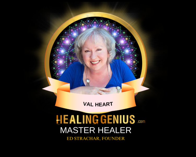 Certified Master Soul Healer Badge Val Heart